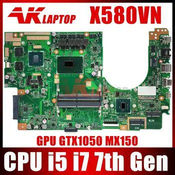 Материнская Плата Ноутбука ASUS Vivobook Pro 15 N580V NX580V FX580V M580V X580VD X580VN Материнская Плата Ноутбука I5 I7 CPU GTX1050 MX150