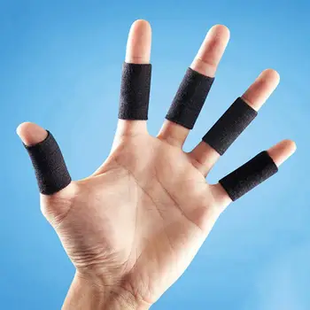 10 шт. /компл. Баскетбольные эластичные защитные чехлы для пальцев Профессиональная защита пальцев Волейбольный сустав для баскетбола пальцев Co I4F9
