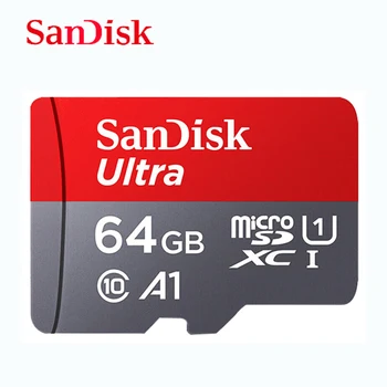Sandisk Ultra Micro SD 64 ГБ Карта Micro SD Флэш-карта SD / TF 128 ГБ Карта памяти microSD для телефона