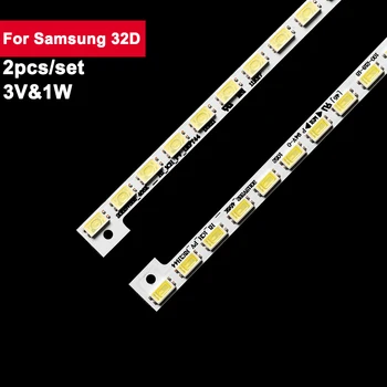 2 шт./компл. 6 В ТВ Светодиодные Полосы Подсветки Для Samsung 32D 2011SVS32-FHD-5K6K-ПРАВЫЙ JVG4-320SMB UA32D4003B UA32D4000N LTJ320AP01-H