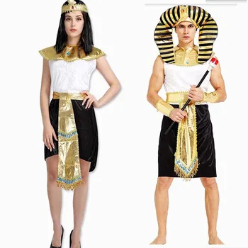 Новые костюмы египетского фараона для вечеринки в честь Хэллоуина, одежда для взрослых, Египетский фараон, король, Мужчины, Маскарадные костюмы для Пурима, ролевые игры