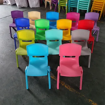Стулья для детского сада, детские пластиковые табуретки, домашние учебные столы, стулья, утолщенные стулья для начальной школы со спинкой для взрослых
