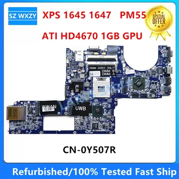 Восстановленная Для DELL XPS 1645 1647 Материнская Плата Ноутбука PM55 HD4670 1GB 0Y507R Y507R DA0RM5MB8D0 Поддержка I7 CPU DDR3 MB