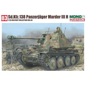 DRAGON MD-003 1/35 Sd.Kfz.138 Panzerjäger Marder III H - комплект масштабных моделей
