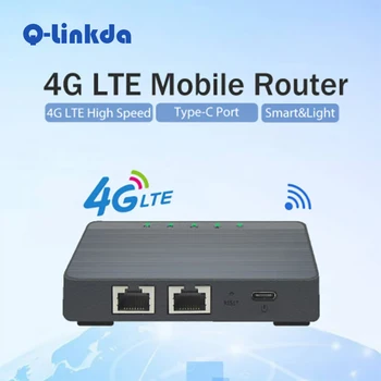 Разблокированный интернет-маршрутизатор 4G WiFi LTE со слотом для sim-карты, модем мобильной точки доступа, порт TypeC, 300 Мбит /с, беспроводной CPE