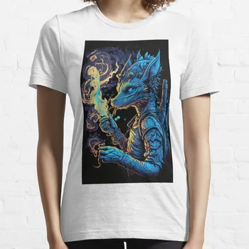 Футболка с изображением дракона в стиле Буги, футболки с графическим рисунком, футболки для женщин