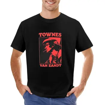 * ЭКСКЛЮЗИВНАЯ * Самая продаваемая футболка Townes Van Zandt для мальчиков, белые футболки, топы, мужские футболки в упаковке