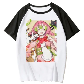 Футболка Mitsuri, женская футболка с аниме, женская забавная одежда harajuku