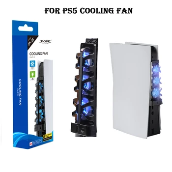 НОВИНКА для консоли PS5, вентилятор охлаждения, кулер для игровой консоли, интеллектуальный контроль температуры, системная станция с 3 вентиляторами для Sony Playstation 5