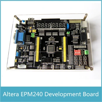 Плата Altera EPM240 и программатор CPLD Development Board с инфракрасным приемником шагового двигателя AD DA