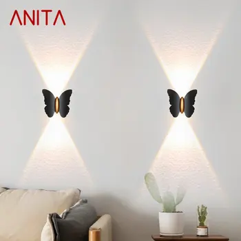 ANITA Simplicity Butterfly Beside Lights Современные настенные светильники LED IP65 Водонепроницаемые для балкона, лестницы в гостиную
