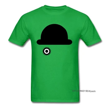 Черная шляпа, футболка Crazy Men, Заводной апельсин, Логотип Alexander Alex, Зеленые футболки, хлопковые простые футболки с мультяшным принтом, Новые