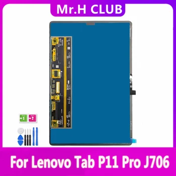 Оригинал для Lenovo Xiaoxin Pad Pro Tab P11 Pro TB-J706F TB-J706L TB-J716F J716 J706 ЖК-дисплей С сенсорным Экраном и Цифровым Преобразователем в сборе
