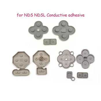 Высококачественная игровая консоль, резиновая проводящая накладка для кнопок, запасные части для ремонта кремниевых кнопок NDS / NDSL / NDSI