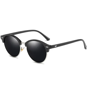 2023 Новые Модные солнцезащитные очки в круглой оправе Женский тренд на индивидуальность Поляризованные очки