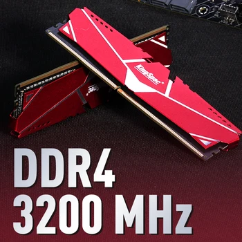 KingSpec DDR4 8GB 16GB Memoria Ram DDR4 2666 3200 Memory Настольный Радиатор Ram Memory Ddr4 3200 МГц Dimm с Радиатором XMP для ПК