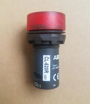 1 шт. Оригинальный индикатор красной кнопки ABB CL-520R 220 В постоянного тока, бесплатная доставка