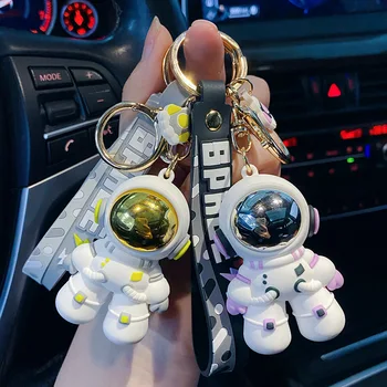 Мультяшный крутой Астронавт Изысканный брелок Модный брелок для ключей от автомобиля Милая сумка