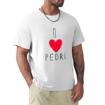 Футболка I love Pedri от JJ Bull, летние топы, футболки с аниме, футболки для любителей спорта, мужская одежда
