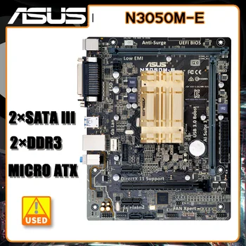 Материнская плата ASUS N3050M-E с двухъядерным процессором Celeron N3050 DDR3 8GB PCI-E 2.0 SATA III USB3.0 VGA Micro ATX