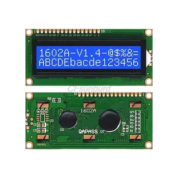 10шт LCD 1602 LCD1602 5V 16x2 Синий/зеленый Символьный Модуль ЖК-дисплея Контроллер LCD1602A
