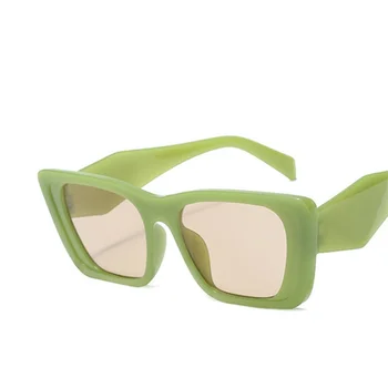 2023 Винтажные Квадратные Солнцезащитные Очки Женские Негабаритные Очки Cateye для Женщин Мужские Новые Брендовые Дизайнерские Очки Oculo Gafas De Sol Mujer