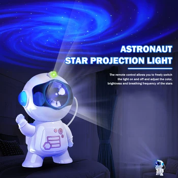 Детский звездный проектор Ночник Космонавт Галактика Туманность Лампа Астронавт светодиодный ночник для спальни Декоративный подарок для детей