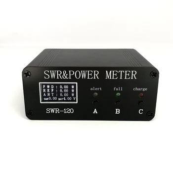КСВ-120 1,8 МГц-50 МГц 0,5 Вт-120 Вт Измеритель стоячей волны OLED Цифровой дисплей КСВ ВЧ Измерители коротких волн Ваттметр мощности