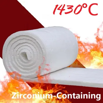 Высокотемпературное покрытие из керамического волокна с цирконием, содержащее 1430 ℃, Огнестойкий изоляционный хлопок, используемый в промышленности