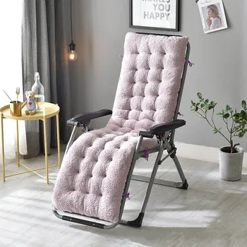 Бархатное утолщенное кресло для отдыха, кресло с теплой обивкой, мягкая подушка для спинки, кресла-качалки, Массажный коврик