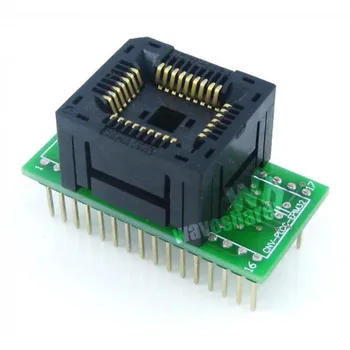Адаптер для программирования микросхем Yamaichi IC с шагом от PLCC32 до DIP32 (A) 1,27 мм для PLCC32