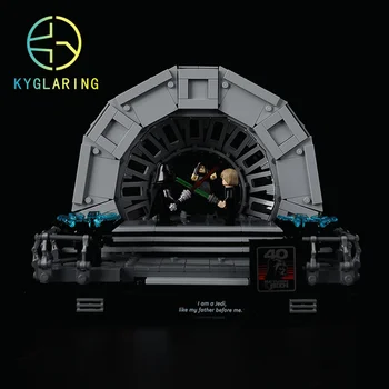 Комплект светодиодных светильников Kyglaring для блочной модели диорамы императорского тронного зала 75352 (строительные блоки в комплект не входят)