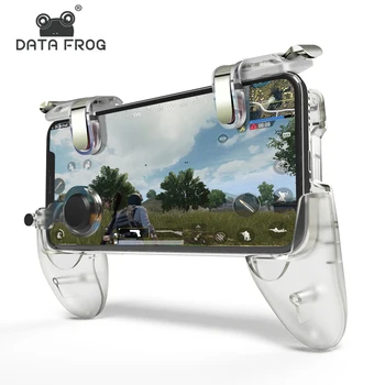 Игровой контроллер DATA FROG, триггер для кнопки PUBG Target, геймпад L1 R1, джойстик для стрельбы для iPhone, телефона Android, мобильного телефона