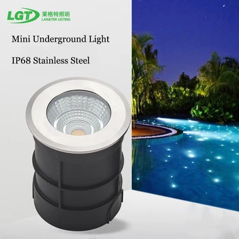 Graden Underground Light Мини-несветящаяся заглубленная лампа IP68 Lamdscape Inground Материал из нержавеющей Стали