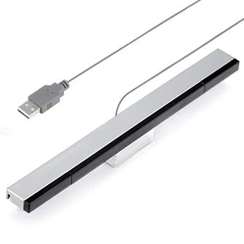 Замена USB Инфракрасный Проводной инфракрасный игровой консоли Аксессуары Приемник дистанционного датчика для консоли Wii/Wii U