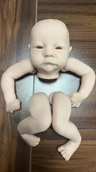 NPK 20inches Levi reborn doll kit Awake От Bonnie реалистичные настоящие мягкие на ощупь незаконченные части куклы с тканевым Корпусом