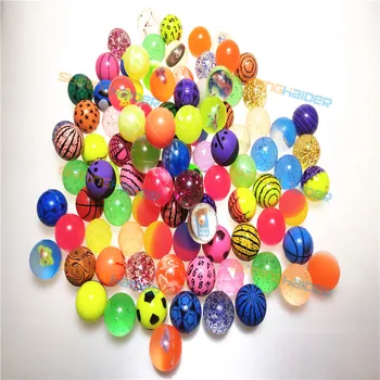 100шт 30 мм резиновый отскакивающий мяч машина для гашапона смешанный резиновый отскакивающий мяч разного цвета резиновый плавающий мяч