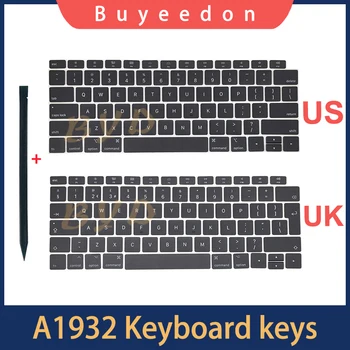 Новые клавиши клавиатуры A1932 keycap США Великобритания для Macbook Air 13 