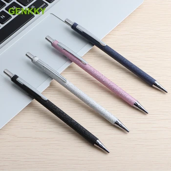 Механические карандаши GENKKY Предотвращают скользкую шлифовку, прочный держатель для ручки, Металлические материалы, Канцелярские принадлежности для студентов, Рисование карандашом.
