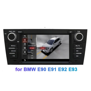 Для BMW 3 Серии E90 E91 E92 E93 Стерео Carplay GPS Кнопка вращения ПК 8 Ядерный 2 Din Android 13 Автомобильный Мультимедийный Радио Видеоплеер