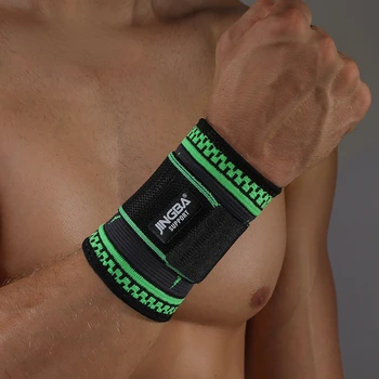 1 шт. Новый нейлоновый браслет для фитнеса, бандаж для поддержки запястья, защитное снаряжение, браслет для мужчин, теннисный бандаж для бадминтона