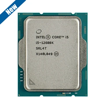 НОВЫЙ Intel Core i5-12600K i5 12600K 3,4 ГГц Десятиядерный Шестнадцатипоточный процессор L3 = 20M 125 Вт LGA 1700, но без вентилятора