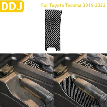 Для Toyota Tacoma 2015-2022 Аксессуары Для салона автомобиля из углеродного волокна Отделка Канавок ручного тормоза Наклейка Украшение