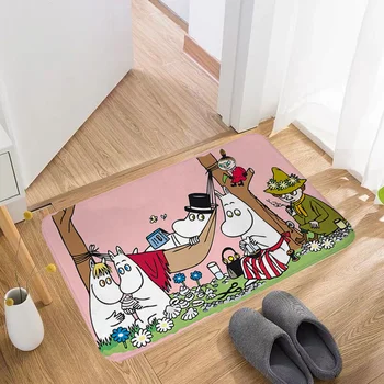 Приветственный ковер Mr. Hippo В ванной, на кухне, Нескользящий коврик для двери, в гостиной, спальне, коврики, современный коврик для пола, украшение дома