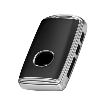 Пульт Дистанционного Управления Smart Key Fob Cover Case Shell Protection 4 Кнопки Подходят для Mazda 3 Alexa CX4 CX5 CX8 2019 2020 Черный Силикон